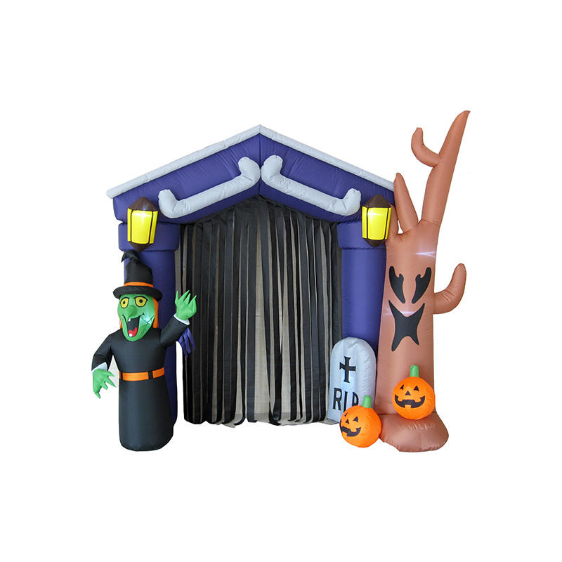 万圣节活动拱门充气定制的万圣节装饰充气拱门